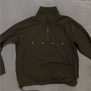 ASRV Charcoal High-Collar Pullover